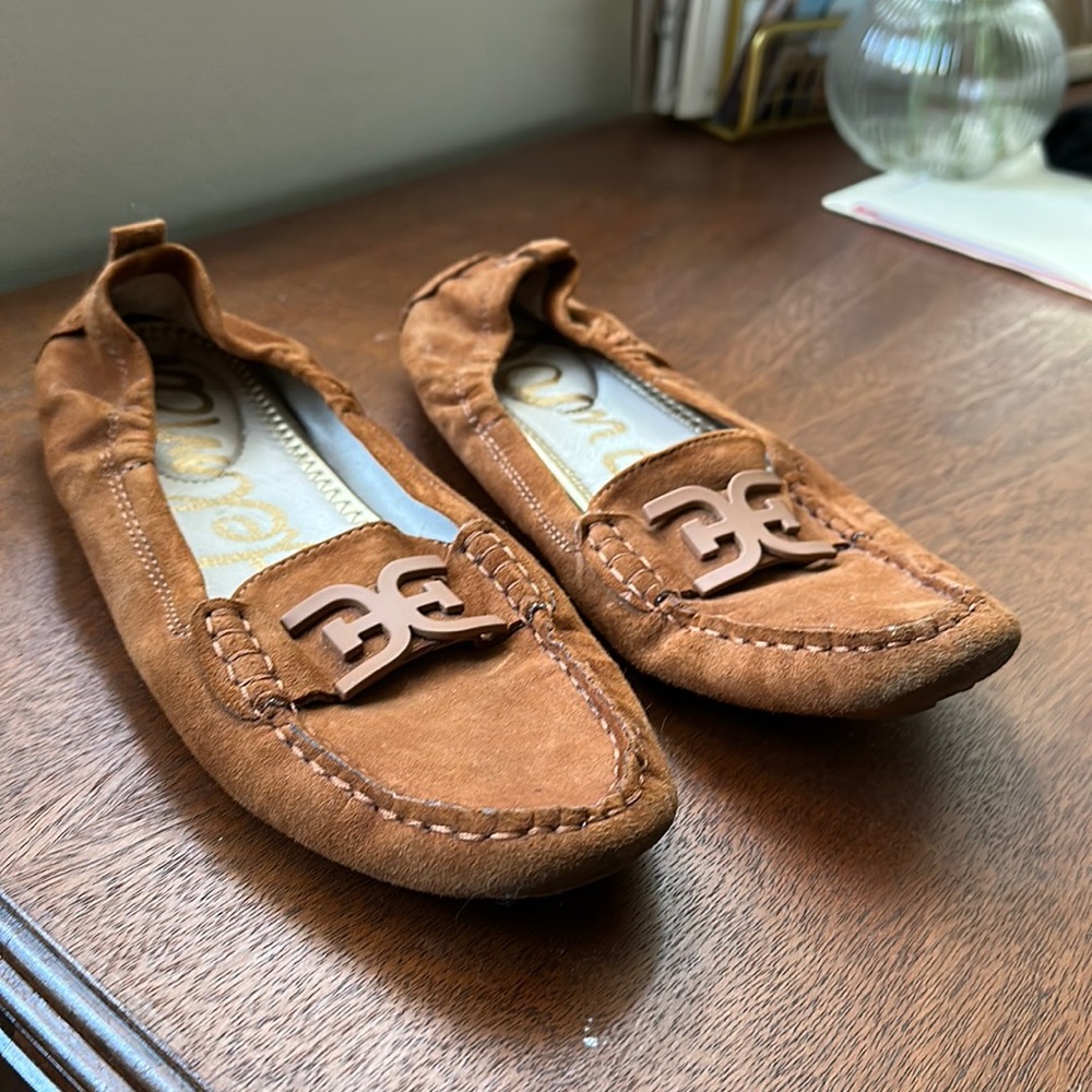 Sam Edelman Farrell Suede Driving Loafers—excellent condition!